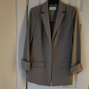 Calvin Klein Women's Gray Blazer